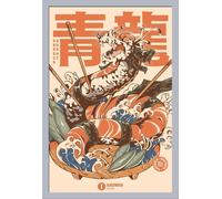 Ilustrata - Poster - Dragon Sushi + cadre amovible, Shinsuke® Maxi MDF argenté, vitre acrylique