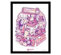 Ilustrata Poster encadré My Neighbour Noodle Bar, Multicolore., 45cm x 35cm