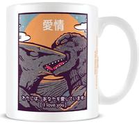 Ilustrata - Tasse à café "Kaiju Kiss" PM6754 (Taille unique) (Blanc)