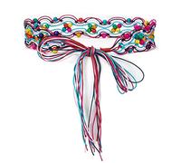 ILuvatar Ceinture tressée style bohème pour femme, 170 cm