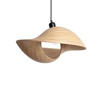 ILUZZIA Suspension Bambou Shuka Acacia Textile noir