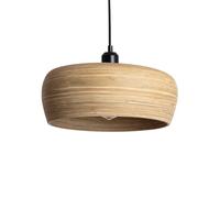 ILUZZIA Suspension Bambou Shuka Sari Textile noir