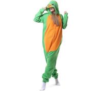 ILWHE Vêtements pour Animaux Combinaison Pantalons Pyjama Cosplay Costume Noël Halloween Pyjama Unisexe Adulte Adolescent (M, Tortue)