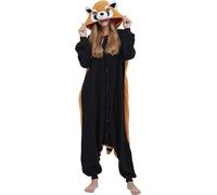 ILWHE Vêtements pour Animaux Combinaison Pantalons Pyjama Cosplay Costume Noël Halloween Pyjama Unisexe Adulte Adolescent (L, Raton Laveur)