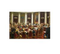 Ilya Repin-Cérémonial Sitting of the State Council on 7 May 1901 Marking The Centenary of its Foundation (1902-1903) Oeuvres d'art Pict