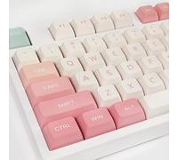ILYCHEEGAMI Touches de clavier mécanique universelles XDA en PBT - 5 côtés - Compatible avec les commutateurs Cherry MX, Gateron, Kailh TTC JWK et Clones - 134 touches (Xiyun)
