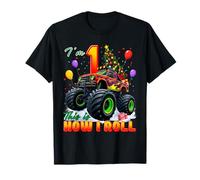 I'm 1 1st Birthday Boy Monster Truck 1 Years Old Christmas T-Shirt