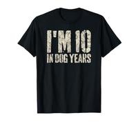 I'm 10 in Dog Years Funny 70th Birthday Gift Men Gag T-Shirt