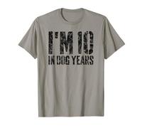 I'm 10 in Dog Years Funny 70th Birthday Gift Men Gag T-Shirt