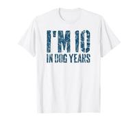 I'm 10 in Dog Years Funny 70th Birthday Gift Men Gag T-Shirt