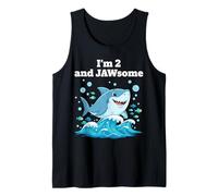 I'm 2 and Jawsome Shark 2 Years Old Birthday Débardeur