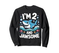 I'm 2 and Jawsome Shark 2 Years Old Birthday Sweatshirt