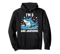 I'm 3 and Jawsome Shark 3e Anniversaire pour Enfants Sweat à Capuche