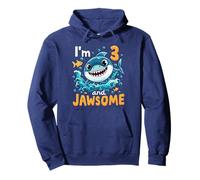 I'm 3 and Jawsome Shark 3e Anniversaire pour Enfants Sweat à Capuche