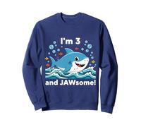 I'm 3 and Jawsome Shark 3e Anniversaire pour Enfants Sweatshirt