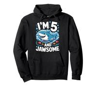 I'm 5 and Jawsome Shark 5th Birthday for Kids Sweat à Capuche