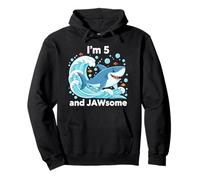 I'm 5 and Jawsome Shark 5th Birthday for Kids Sweat à Capuche