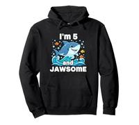 I'm 5 and Jawsome Shark 5th Birthday for Kids Sweat à Capuche