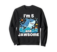 I'm 5 and Jawsome Shark 5th Birthday for Kids Sweatshirt