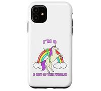 I'm 8 & Out of This World Alien Unicorn Party Coque pour iPhone 11
