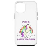 I'm 8 & Out of This World Alien Unicorn Party Coque pour iPhone 12/12 Pro