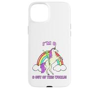 I'm 8 & Out of This World Alien Unicorn Party Coque pour iPhone 15 Plus