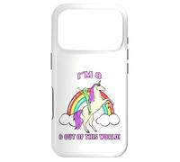 I'm 8 & Out of This World Alien Unicorn Party Coque pour iPhone 17 Pro