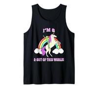 I'm 8 & Out of This World Alien Unicorn Party Débardeur
