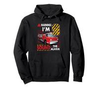 I'm 9 Year Old Sound The Alarm Firefighter 9e Anniversaire Sweat à Capuche
