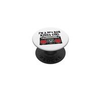 I'm A 90's R&B Kinda Girl Boombox RNB Love Music PopSockets PopGrip Adhésif