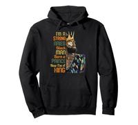 I'm A Aries Black Man Mens Mars April Birthday Zodiac King Sweat à Capuche