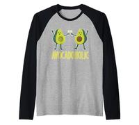 I'm A Avocadoholic Tropical Fruit Avocat Manche Raglan