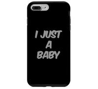 I'm a Baby Funny Mistake Text Funny Kids I Just A Baby Citation Coque pour iPhone 7 Plus/8 Plus