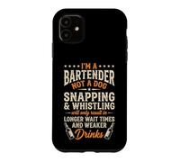 I'm A Bartender Not A Dog... Funny Bartender Cool Bartender Coque pour iPhone 11