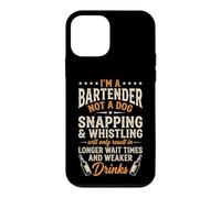I'm A Bartender Not A Dog... Funny Bartender Cool Bartender Coque pour iPhone 12 Mini