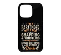 I'm A Bartender Not A Dog... Funny Bartender Cool Bartender Coque pour iPhone 13 Pro