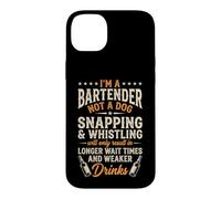 I'm A Bartender Not A Dog... Funny Bartender Cool Bartender Coque pour iPhone 14 Plus