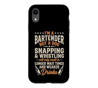 I'm A Bartender Not A Dog... Funny Bartender Cool Bartender Coque pour iPhone XR
