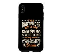 I'm A Bartender Not A Dog... Funny Bartender Cool Bartender Coque pour iPhone XS Max