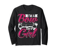 I'm A Bow Kind of Girl Fun Archery Design Manche Longue