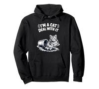 I'm A Cat Deal With It Plante pour chat Plantes chatons amoureux des chats Sweat à Capuche