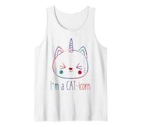 I'm a Cat-Icorn Adorable Chat Licorne Kawaii Débardeur
