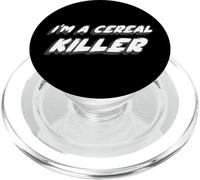 I'm a Cereal Killer | Not a Serial Killer Breakfast PopSockets PopGrip pour MagSafe