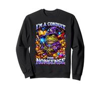 I'm A Conduit for Nonsense Frog Wizard RPG Meme Sweatshirt