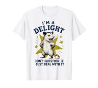 I'm a Delight Don't Question It Funny Opossum Tee T-Shirt