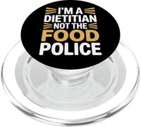 I'm A Dietitian Not The Food Police Santé nutritionnelle - PopSockets PopGrip pour MagSafe