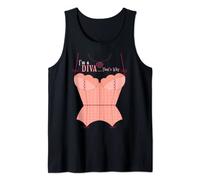 I'M A Diva THAT'S WHY Lingerie Drag Queen Bad Costume Débardeur