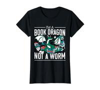 I'm A Dragon Not A Worm Lecteur de Livre Amusant T-Shirt Graphique avec Valeur