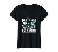 I'm A Dragon Not A Worm Lecteur de Livre Amusant T-Shirt Graphique avec Valeur