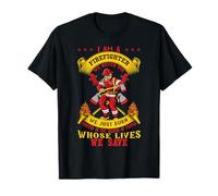 I'm A Firefighter We Never Die Funny Fireman Firefighters T-Shirt
